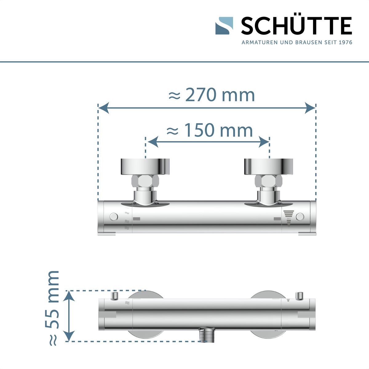 Schütte Duscharmatur London chrom Bild 4