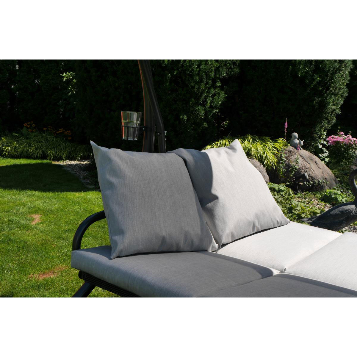 Angerer Freizeitmöbel GmbH  Hollywoodschaukel 3-Sitzer Elegance Sun Granit Bild 4