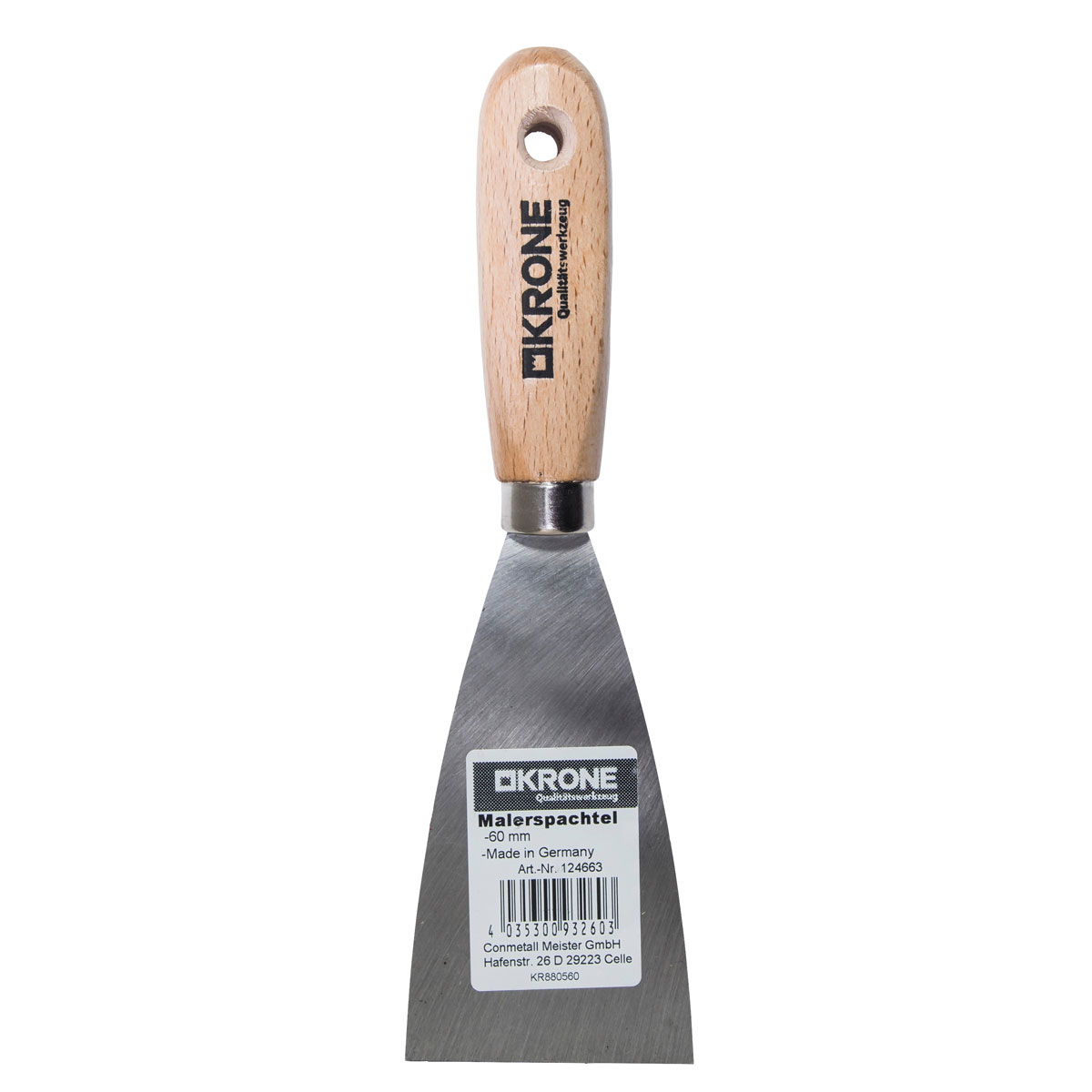 Krone  Malerspachtel 60 mm m Bu.-Holz-Größe 