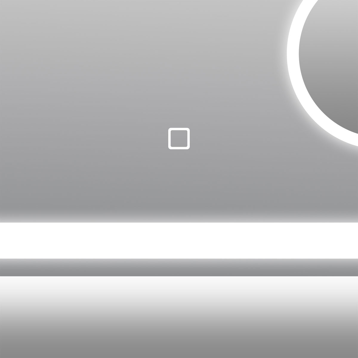 DSK  Design LED Lichtspiegel Silver Rey 60 x 70 cm Bild 5