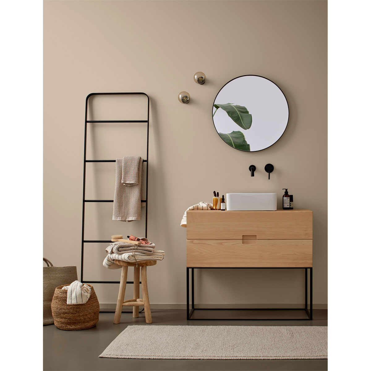 Alpina Innenfarbe pure farben 2,5 L Sandbeige matt Bild 2