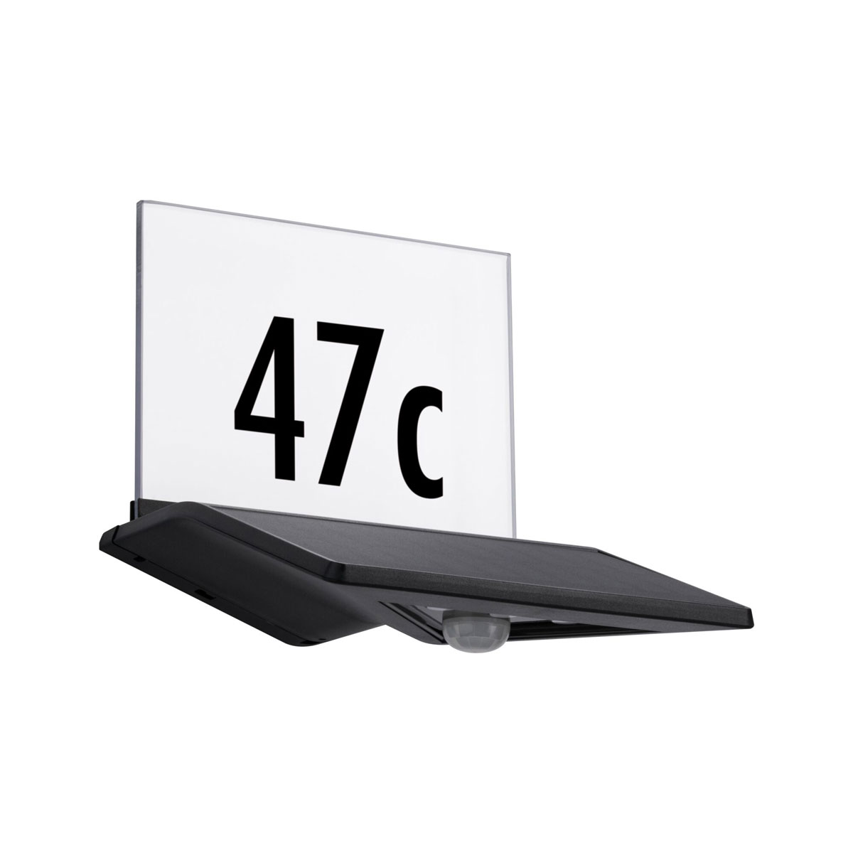 Paulmann  Outdoor Solar bel. Hausnummer Yoko IP44 3000K 150lm Bewegungsmelder Anthrazit Bild 2