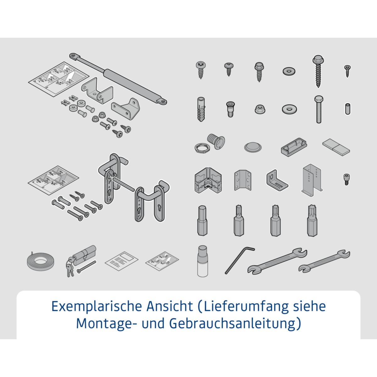 EcoStar  Gerätehaus Trend-STyp 1RAL9007 1 flg Bild 10