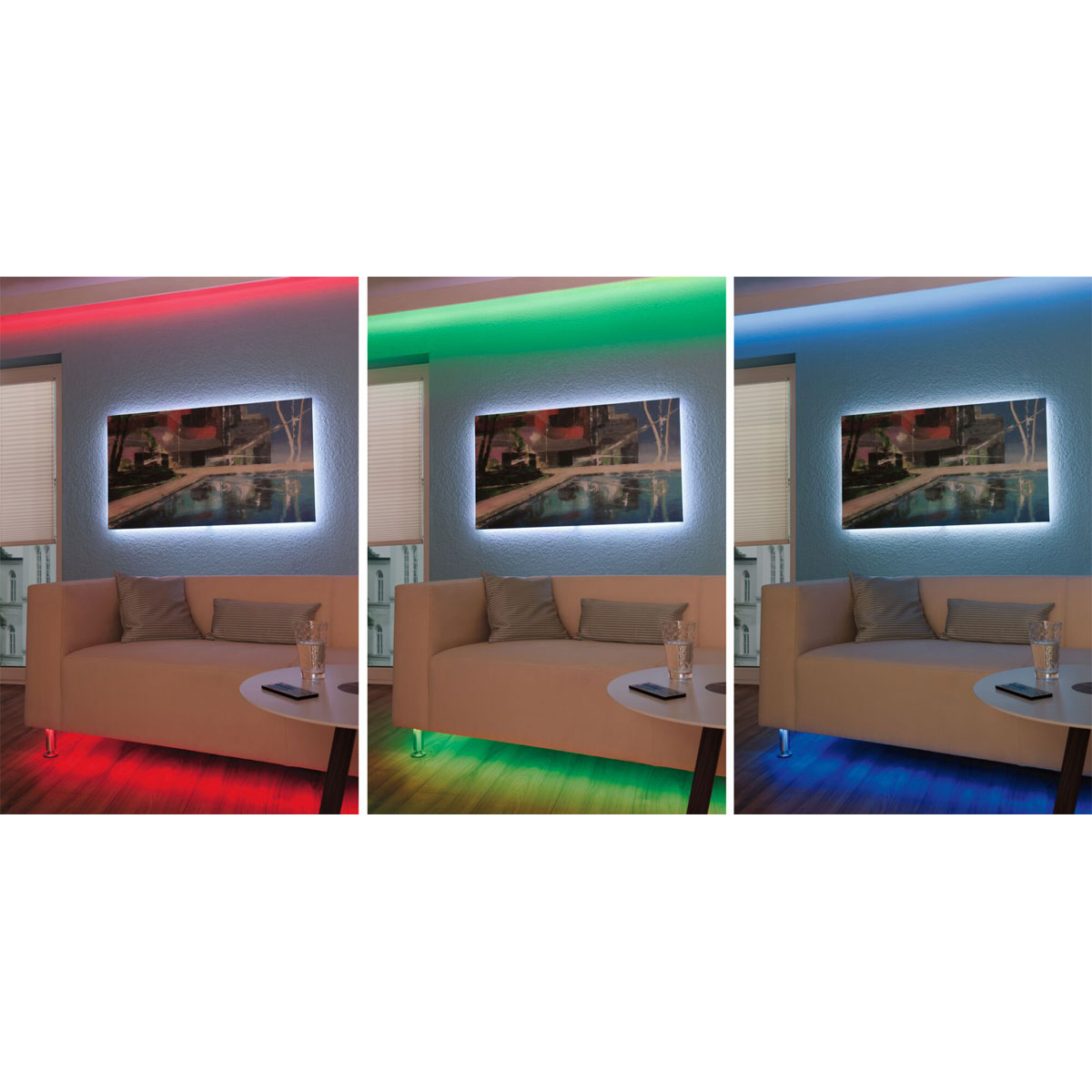 Paulmann  TIP LED Stripe Komplett Set 3m RGB IP20 8W 230 24V weiß Bild 7