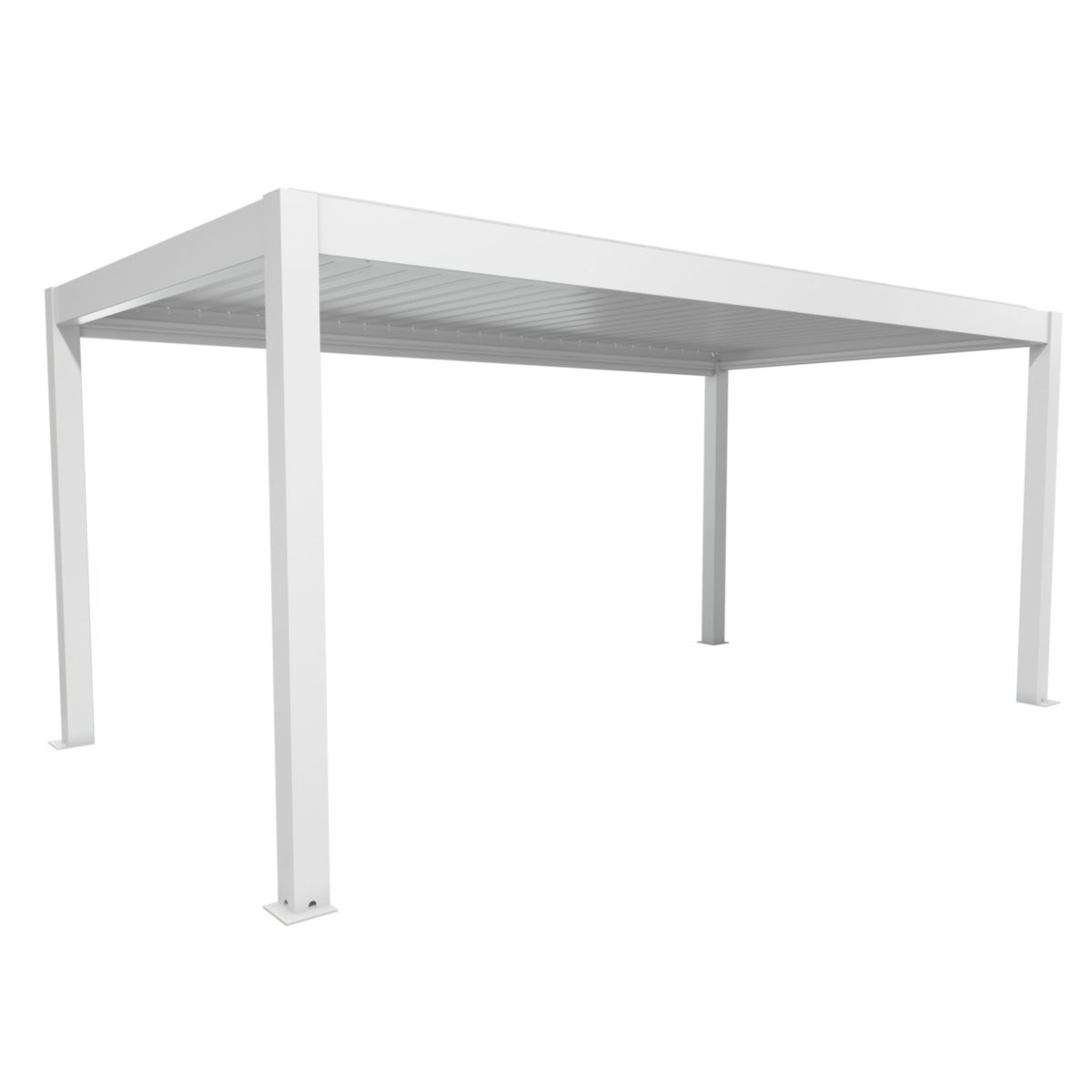 Biohort Pergola Gr. 5,5x3 weiss 552,5x 312x 264 cm