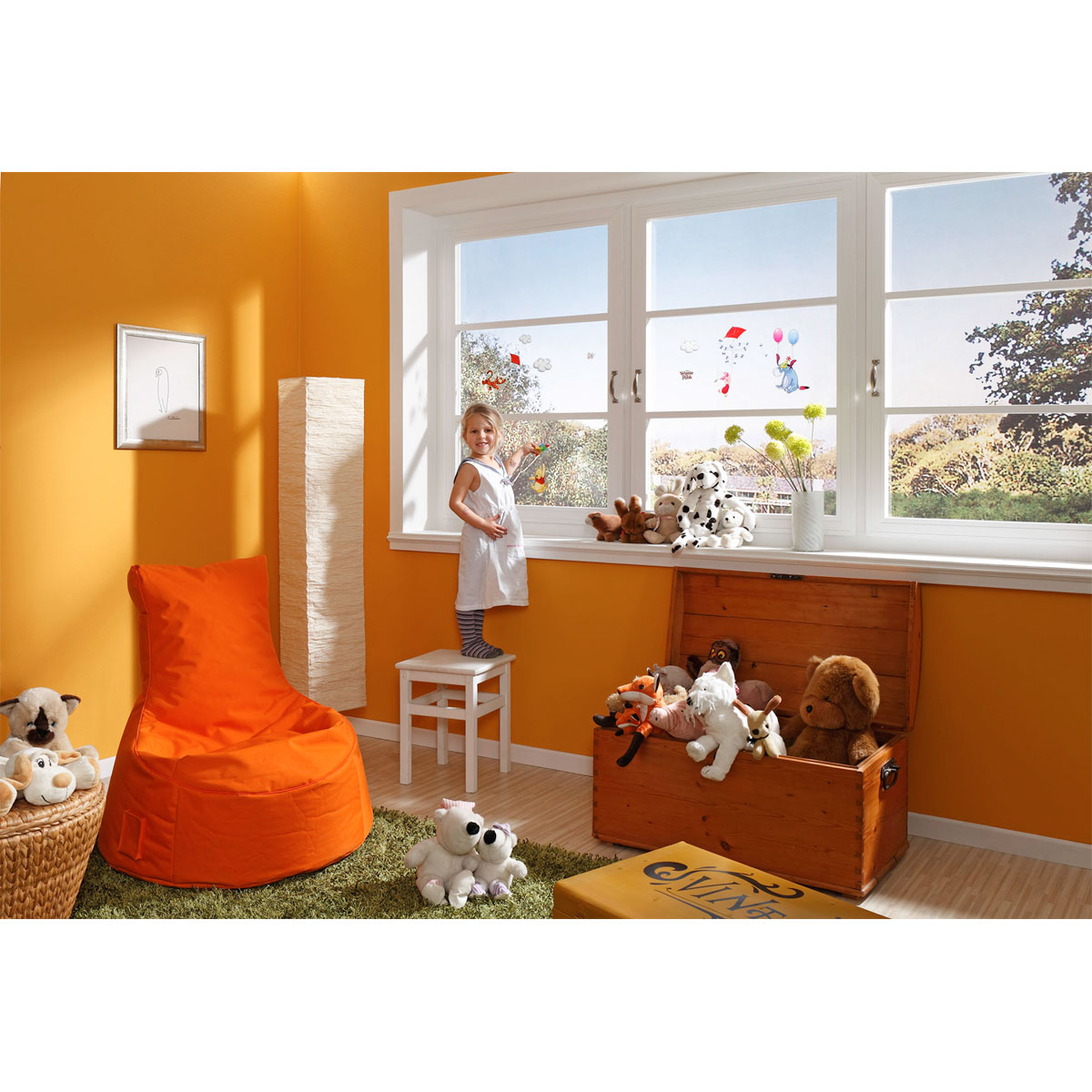 Komar  Fenstersticker Disney Window Winnie the Pooh 31x31 cm