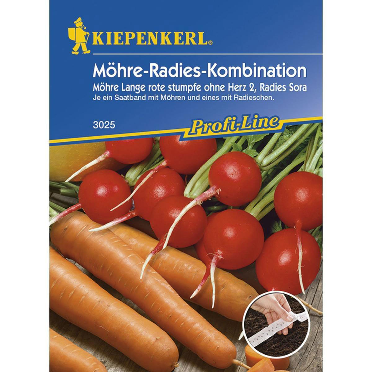 Kiepenkerl Saatband/Kombination Radieschen Möhren o Herz 2