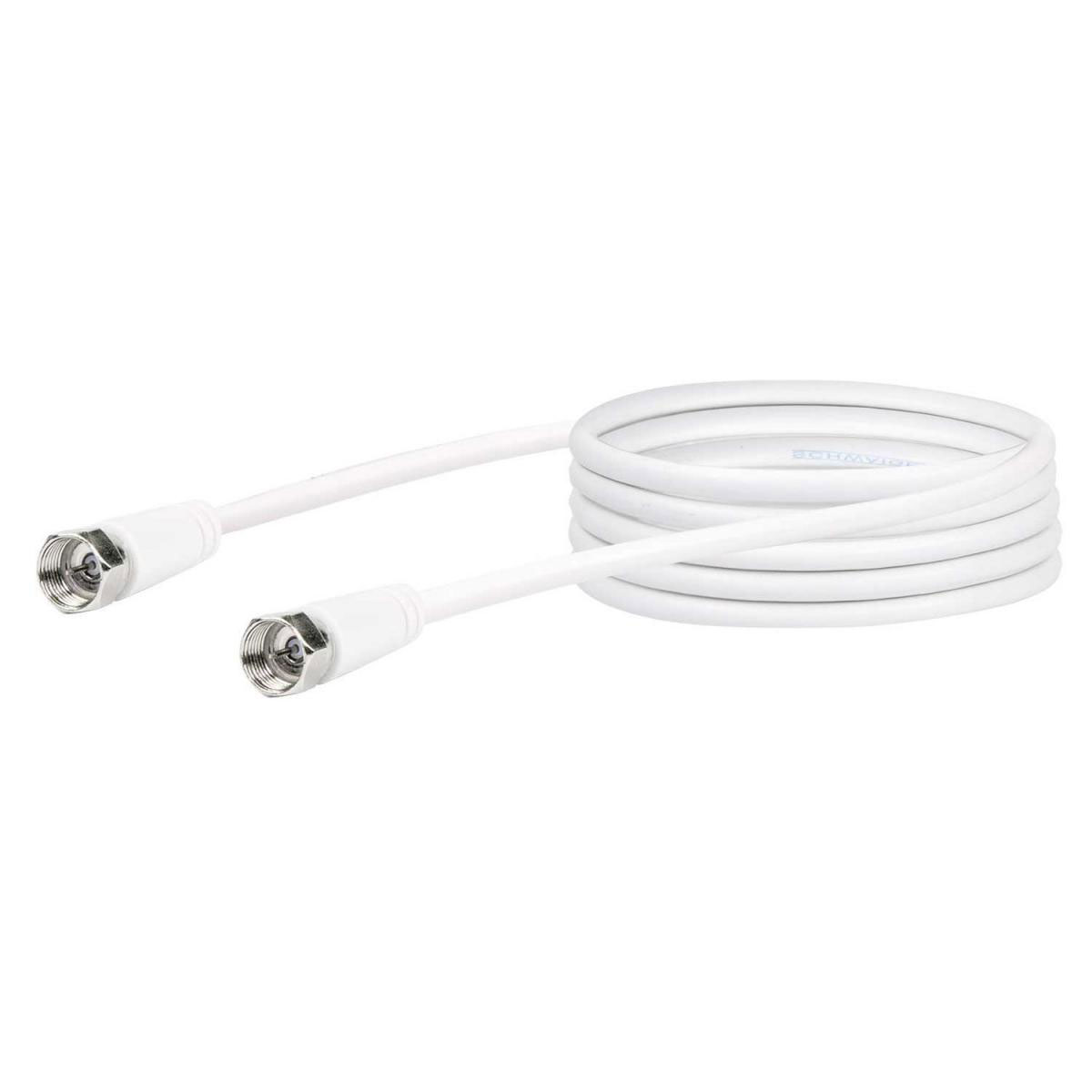 Schwaiger SAT-Anschlusskabel weiß 300 cm