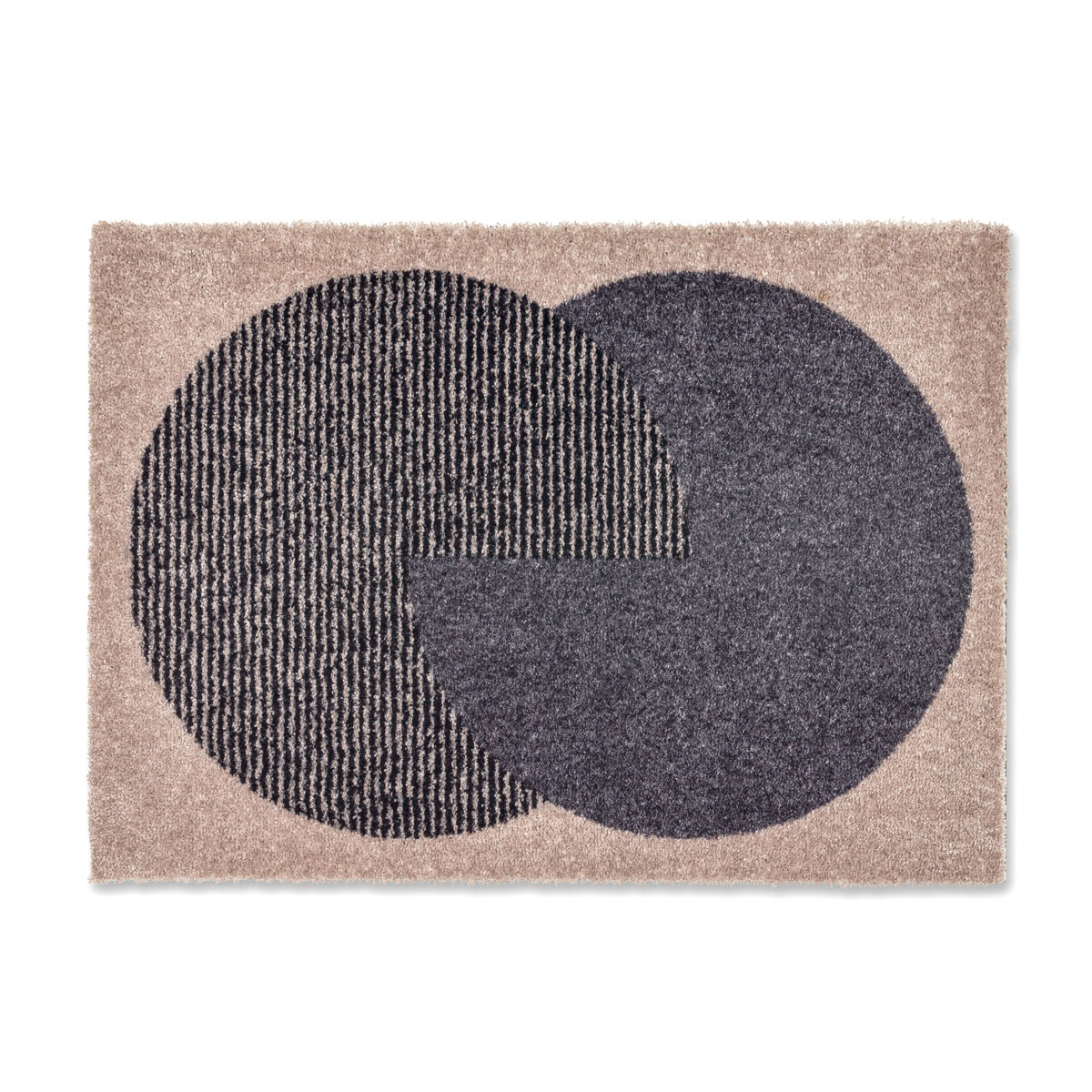 Schöner Wohnen  Schmutzfangmatte Manhattan 67x100 cm Semi-Circle beige-anthrazit Bild 7