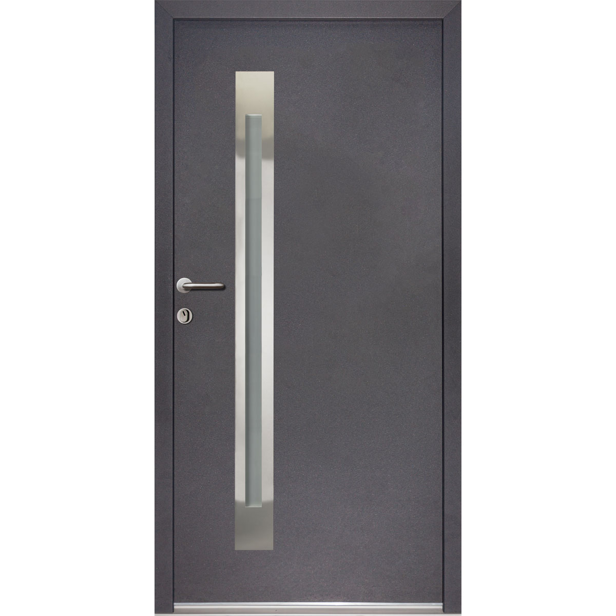 SplenDoor  Sicherheits-Nebeneingangstuer NS4 RC2 auf Maß, Anthrazit, Links