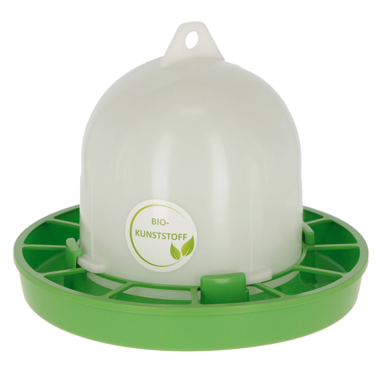 Bio-Futterautomat 2,5 L weiß-grün