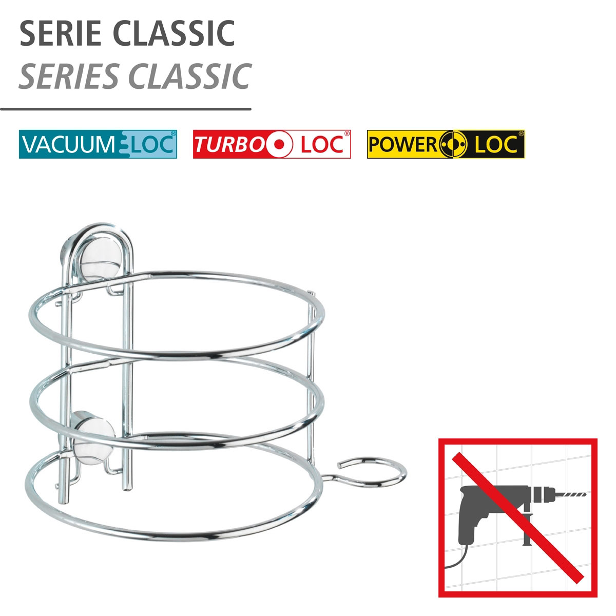 Wenko Haartrocknerhalter Classic Bild 5