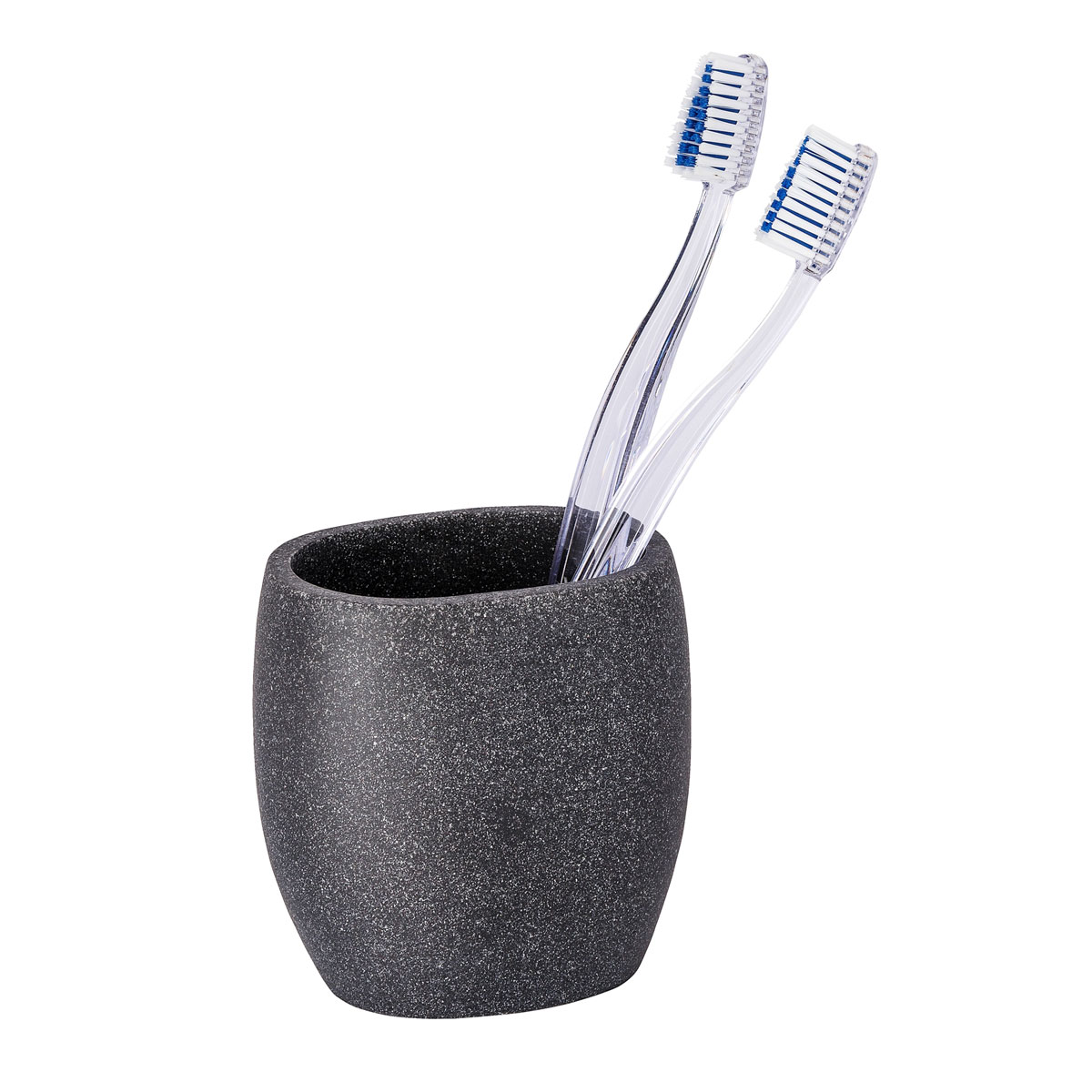 Wenko Zahnputzbecher Puro anthrazit Bild 1
