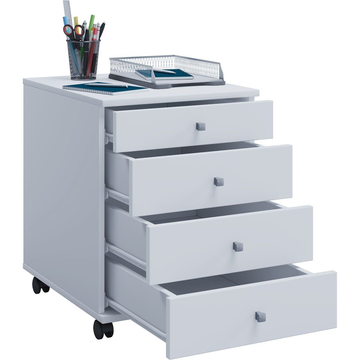 Rollcontainer Lona Mini Kern-Nussbaum Bild 1