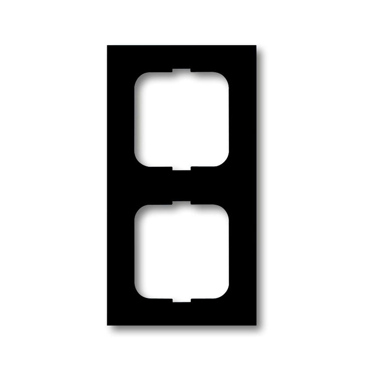 Busch-Jaeger Abdeckrahmen future linear schwarz 2-fach