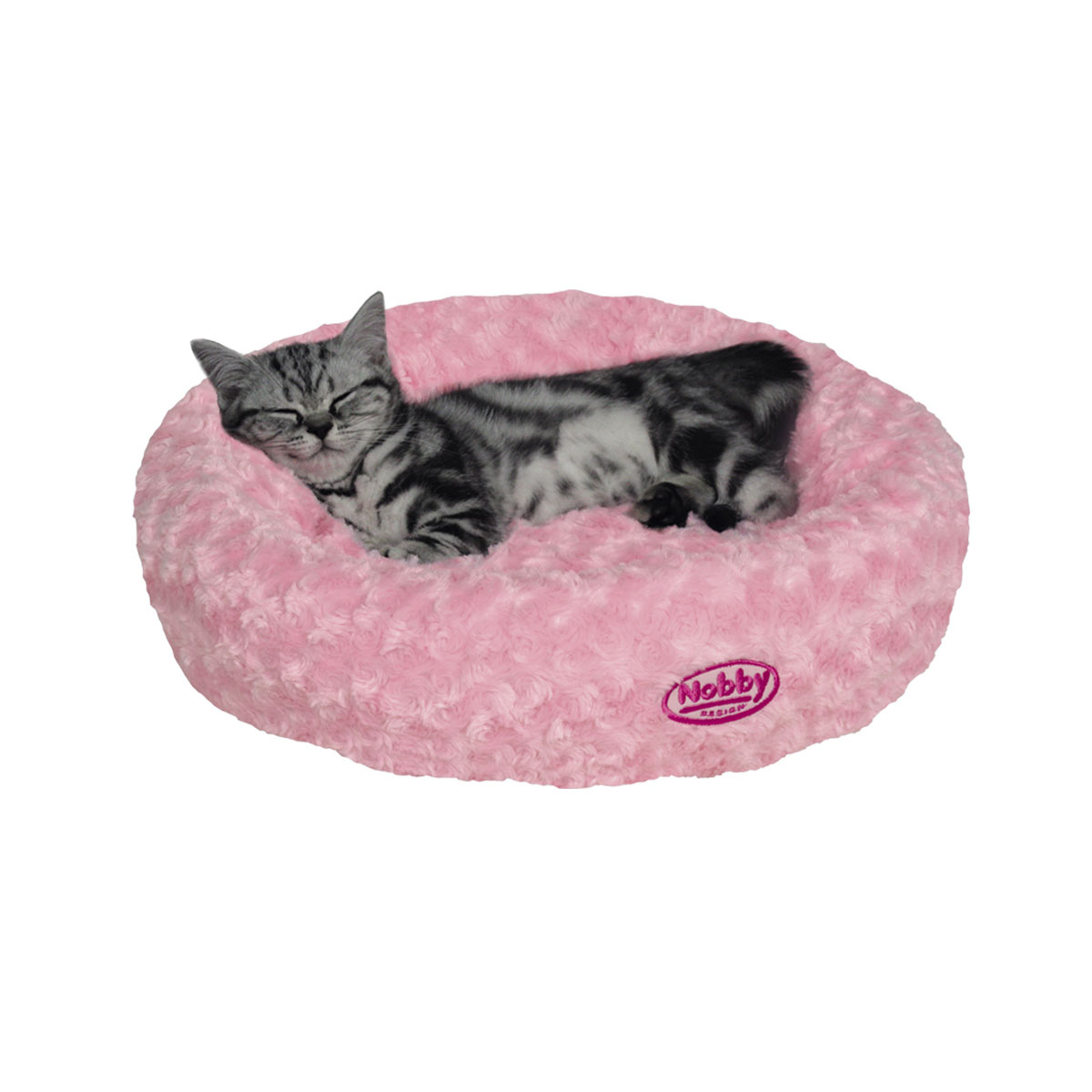 Nobby Softplüsch-Bett Donut ARUSHA pink Durchmesser 45 cm Bild 2