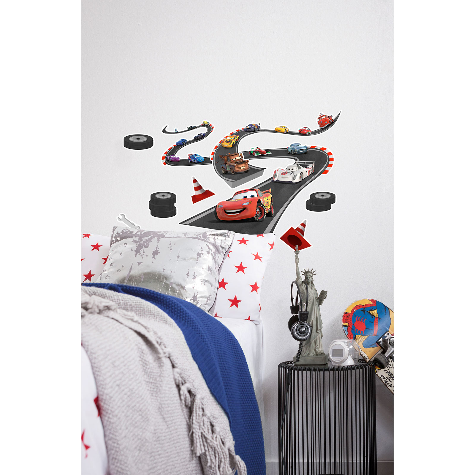 Komar  Wandtattoo Cars Track 50x70 cm