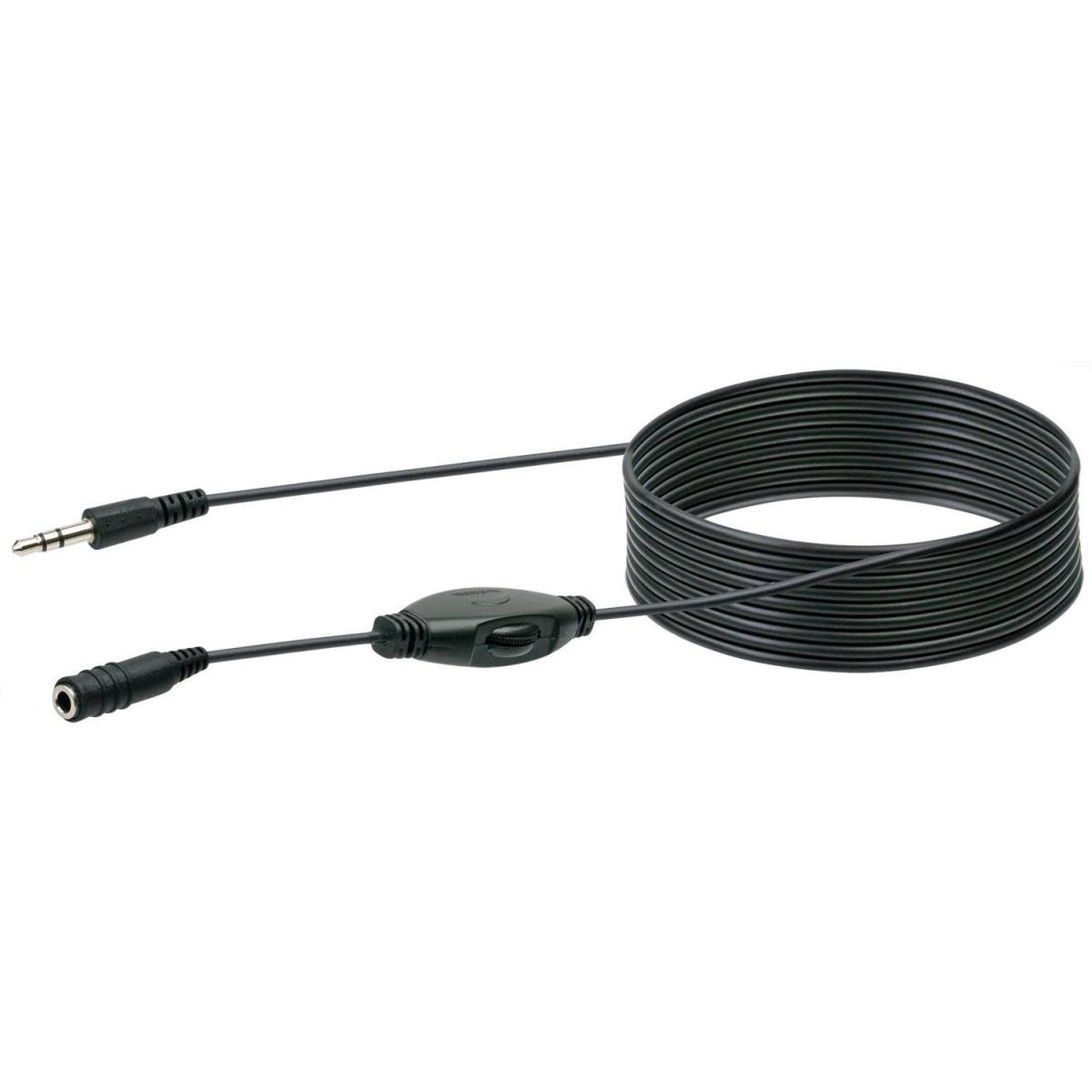 Schwaiger Audio-Verlängerungskabel-Klinkenstecker schwarz 3 m