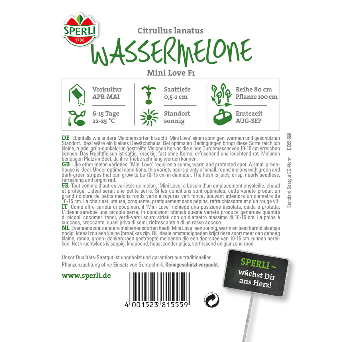 Sperli Wassermelone Mini Love Bild 2