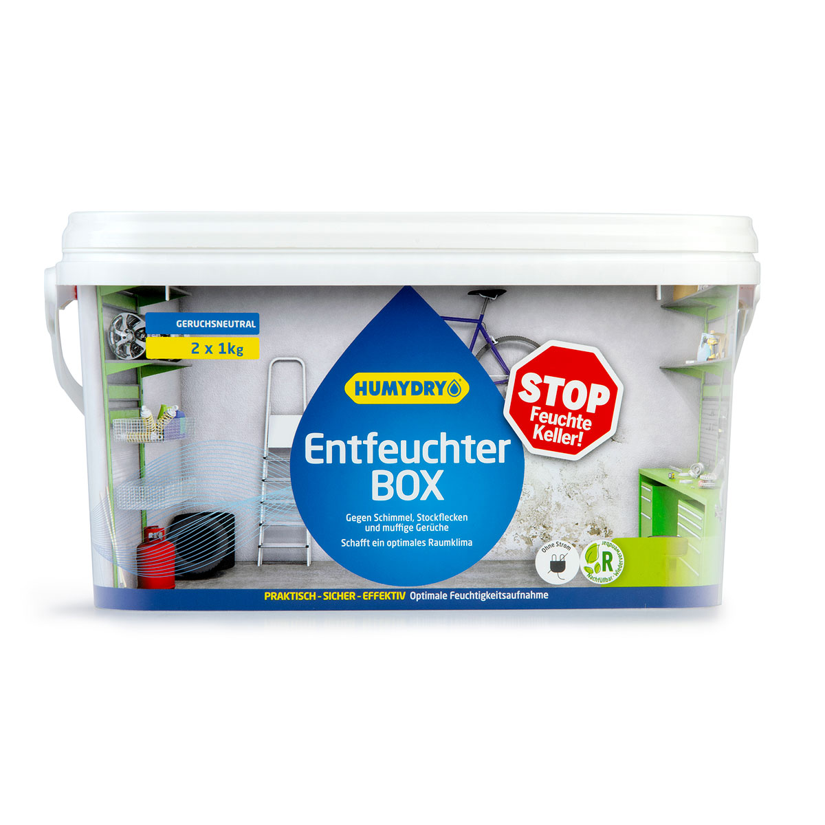 Humydry Entfeuchter Box 1 kg 2er Pack Bild 1