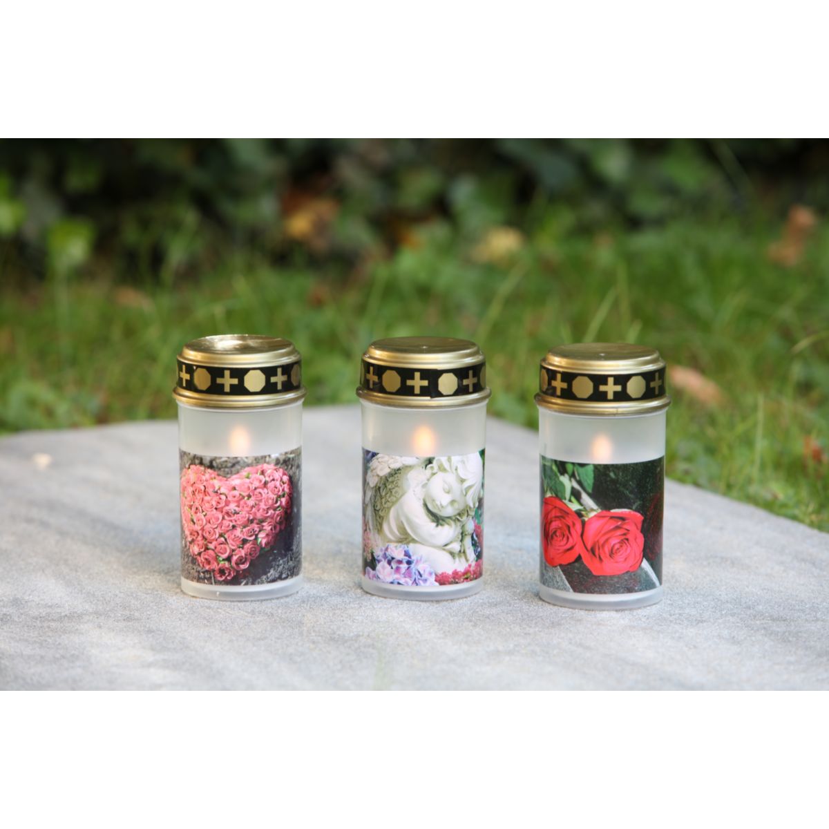 Flower Power LED Outdoor Grablampe mit Dorn TUMBA WHITE 7 x 13 cm Kunststoff Bild 3