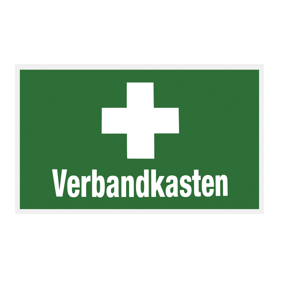 Metafranc Hinweisschild Verbandskasten Kunststoff gelb