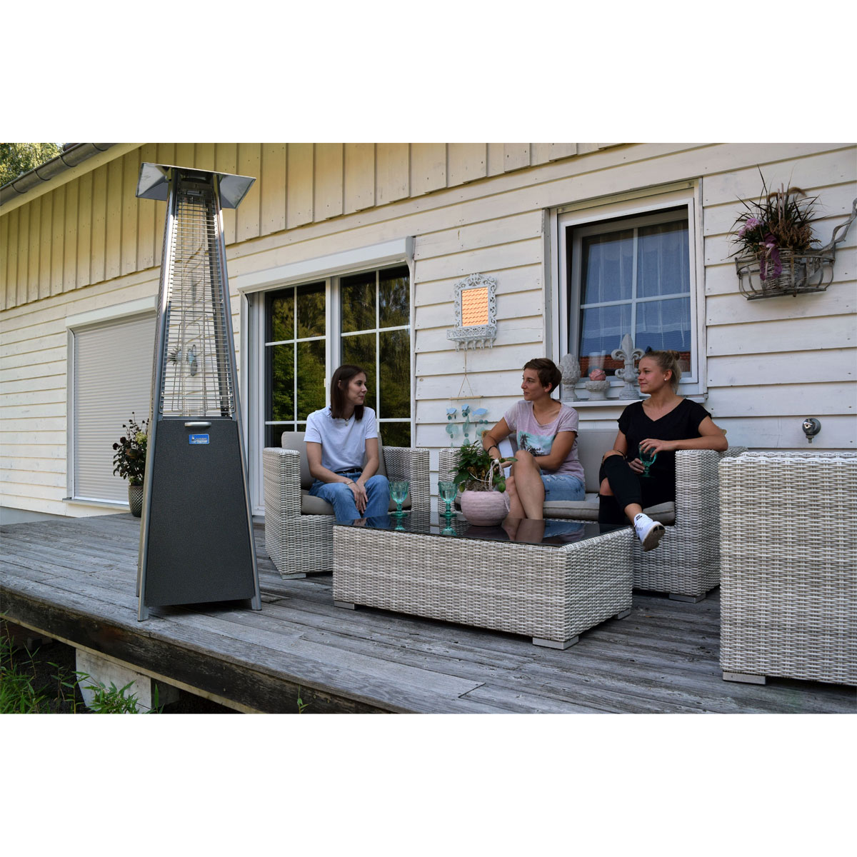 Flammenheizer CHEOPS II weiß Bild 7