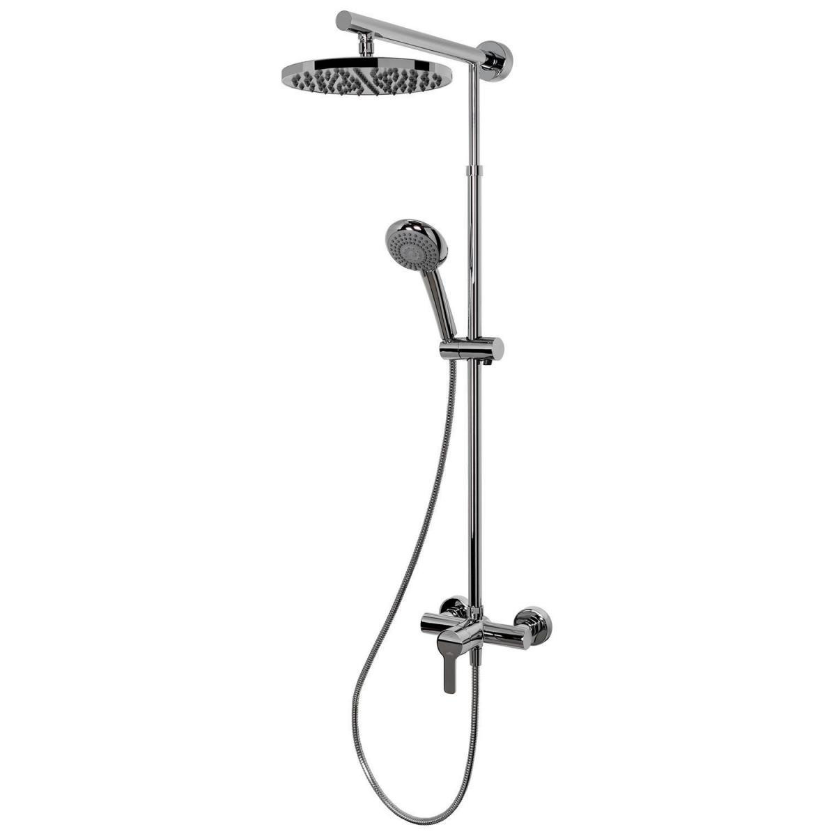 Schulte DuschMaster Rain Classic mit Einhebelmischer Kopfbrause rund chrom