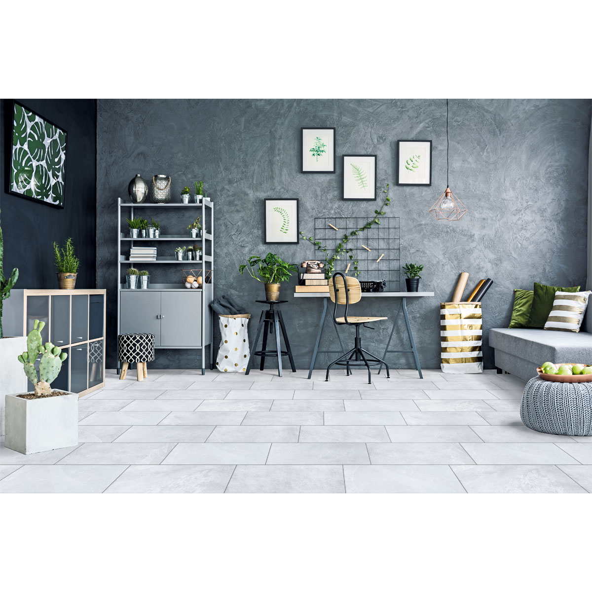 Feinsteinzeug Axis light grey ca. 60,8x30,9 cm Bild 3