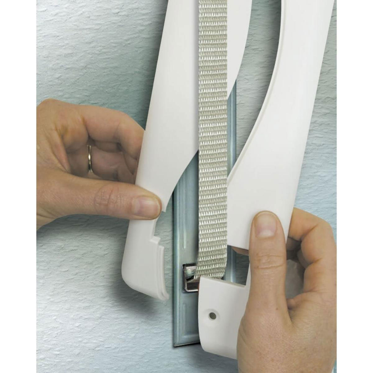 Schellenberg Abdeckplatte Softline weiß Lochabstand 13,5 cm Bild 3