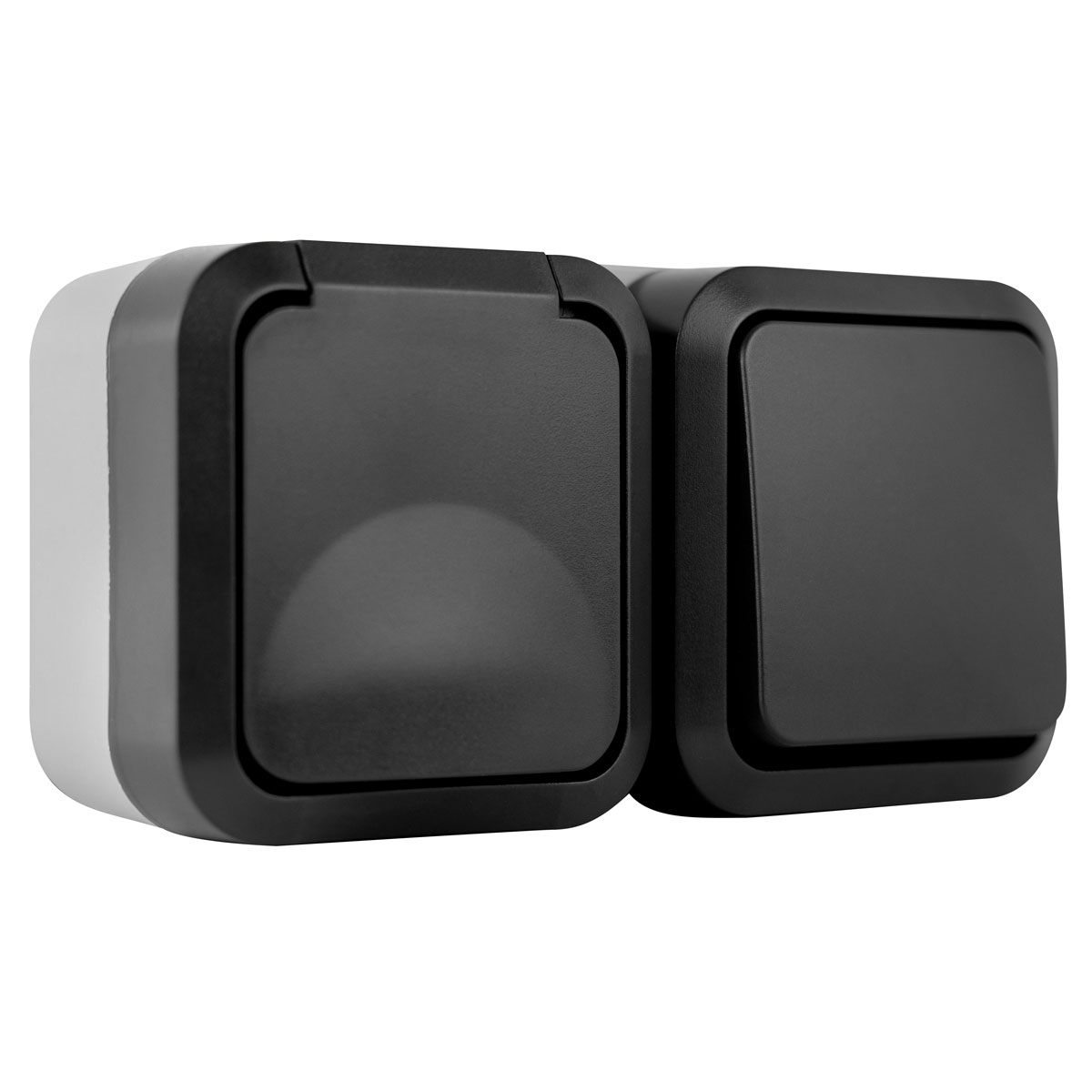 REV Ritter Kombi A/W-Schalter + Steckdose AquaStorm waagrecht Bild 4