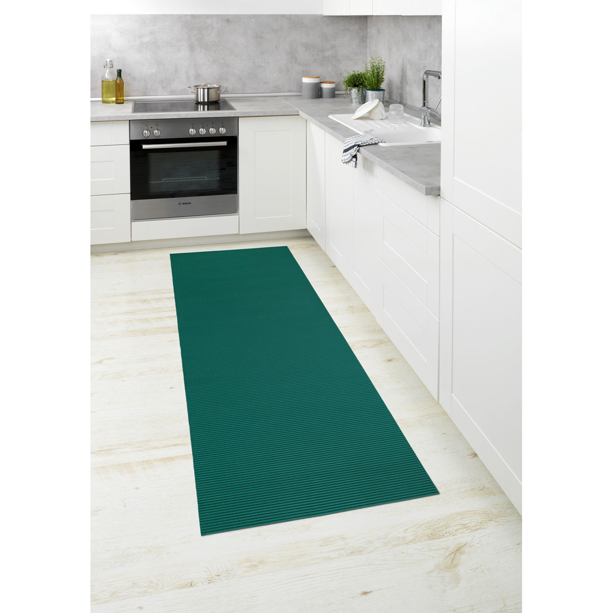 Wenko  Badematte Petrol 65 x 200 cm Weichschaummatte Bild 6