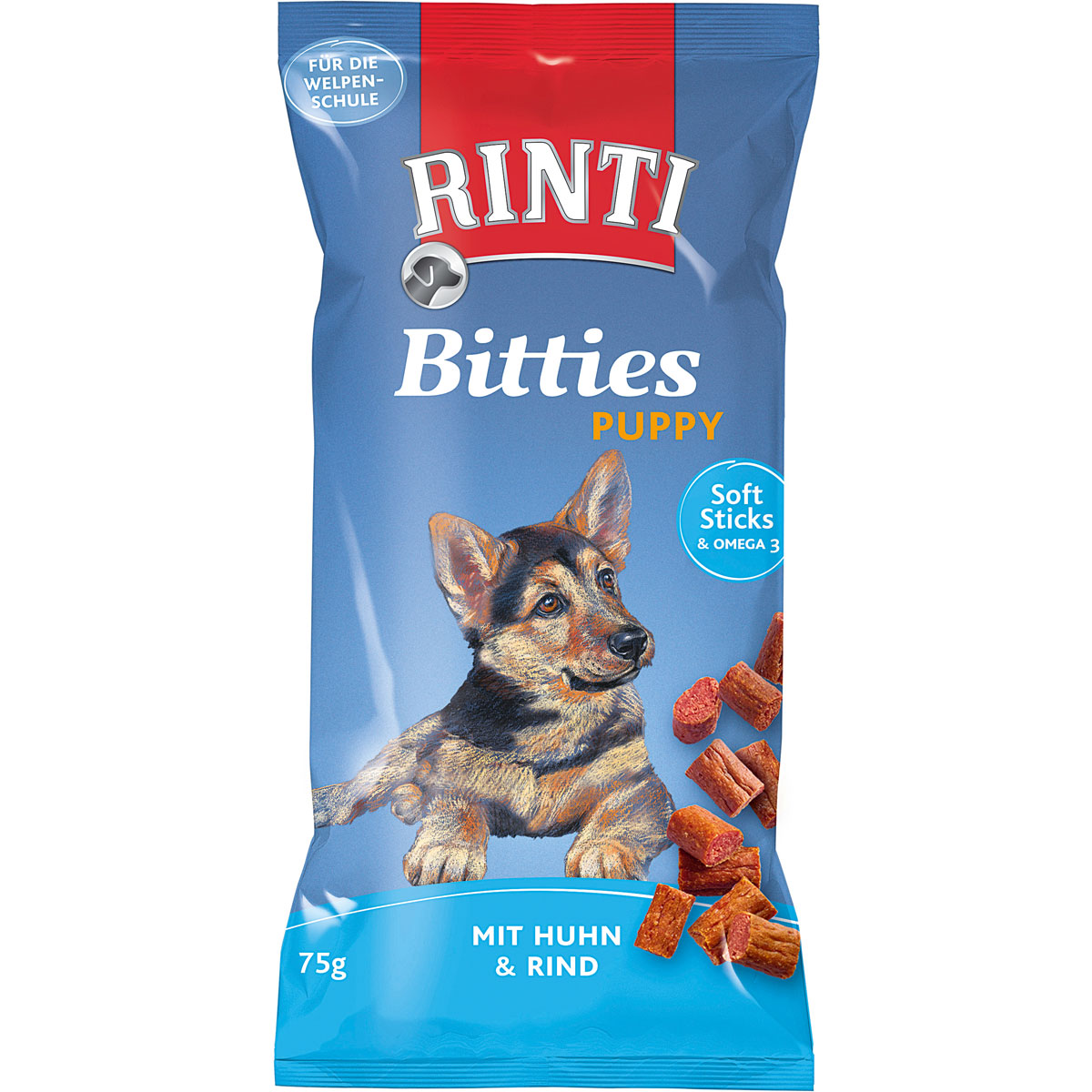 Rinti Hundesnack Bitties Huhn und Rind 75 g