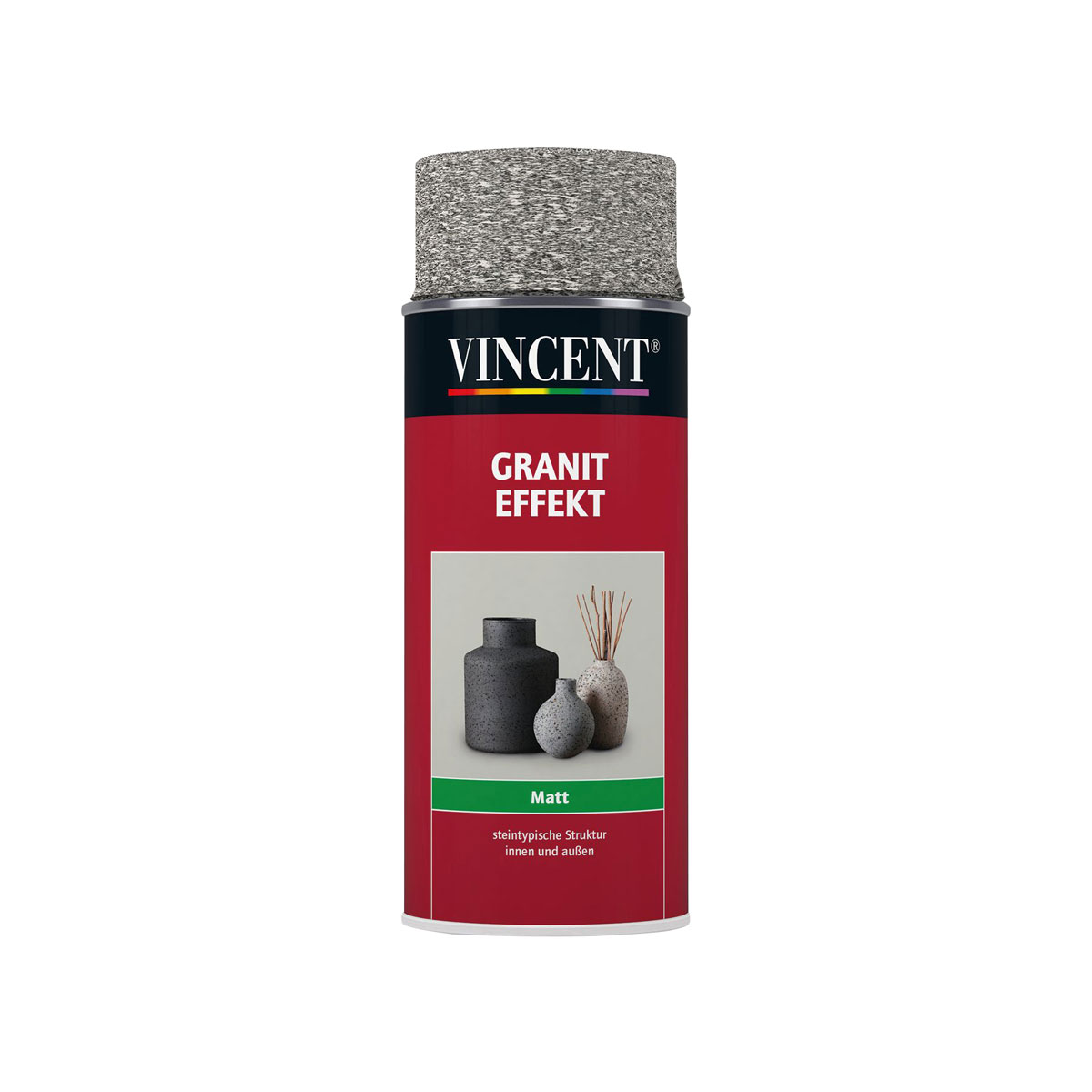 Vincent Granit Effekt seidenmatt hellgrau 400 ml Bild 1