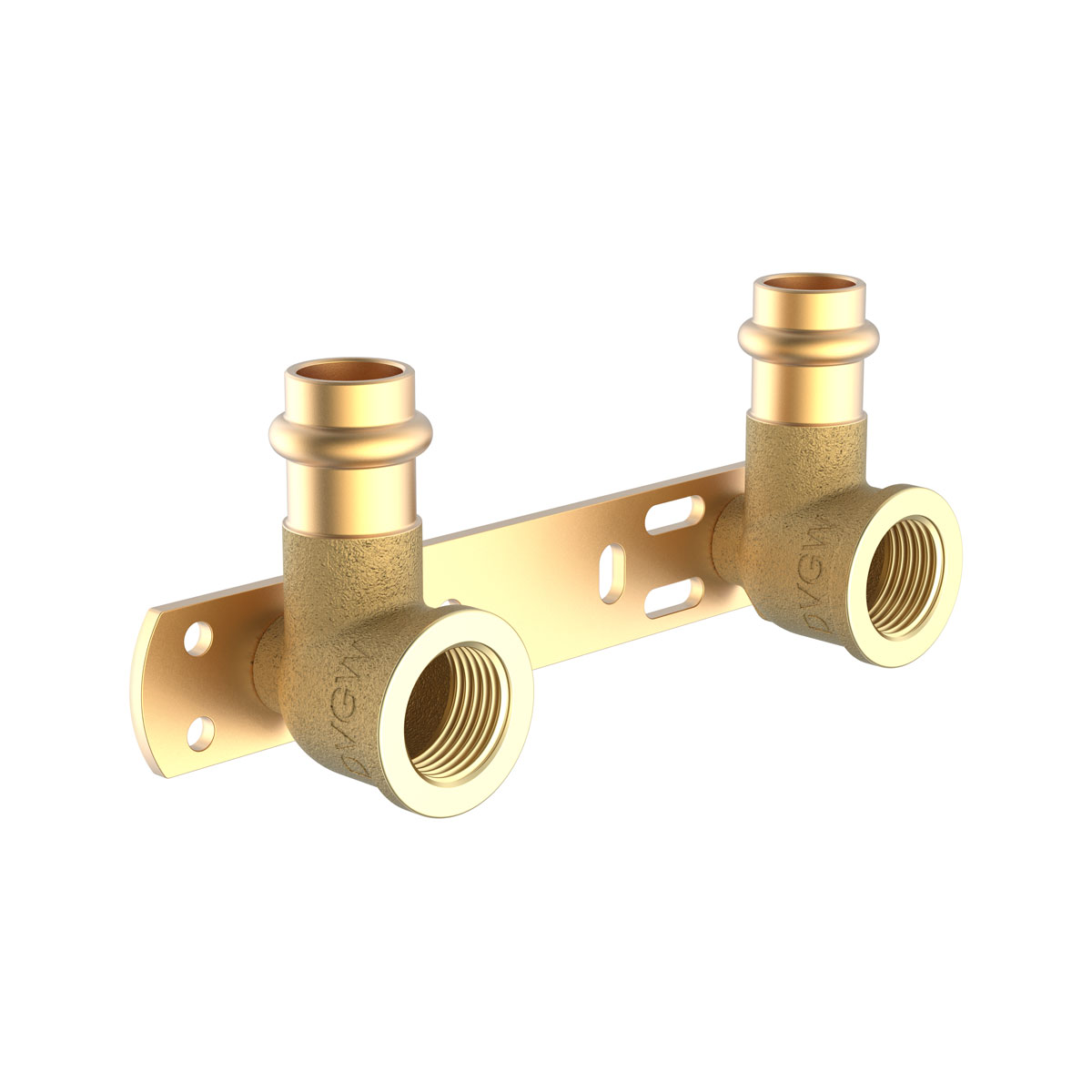 Kirchhoff RG Montageeinheit blank 15 mm x 1/2"IG Stichmass 100mm 1 Muffe P4977