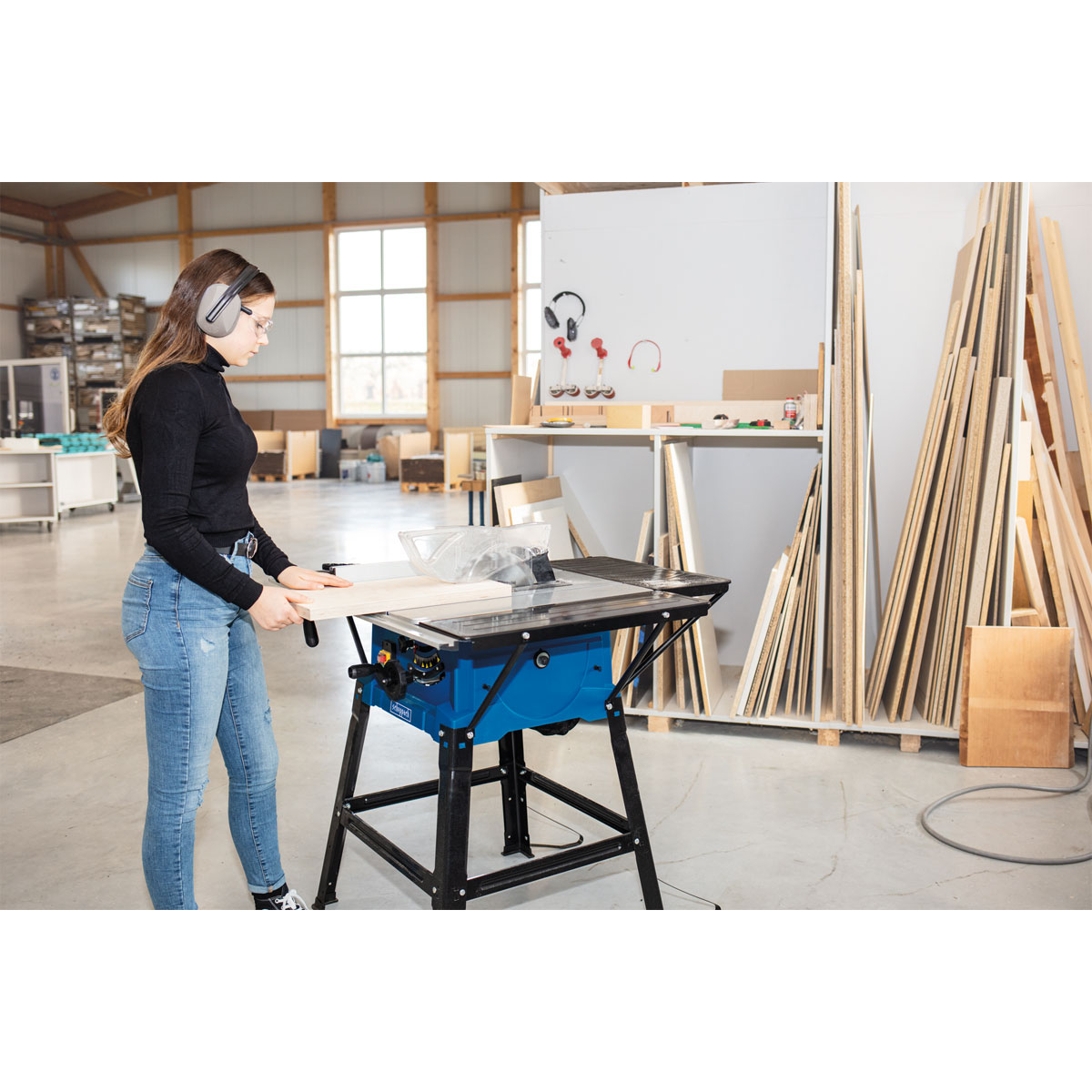 Scheppach Tischkreissäge HS 110 mit Tischverbreiterung Bild 2