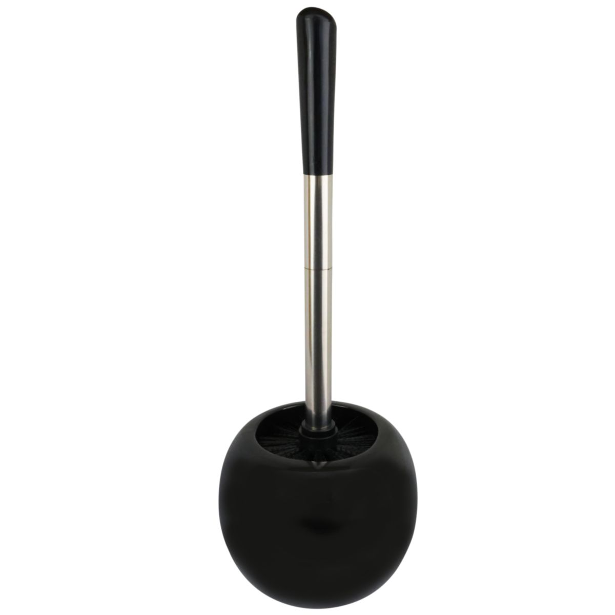 WC-Garnitur rund schwarz