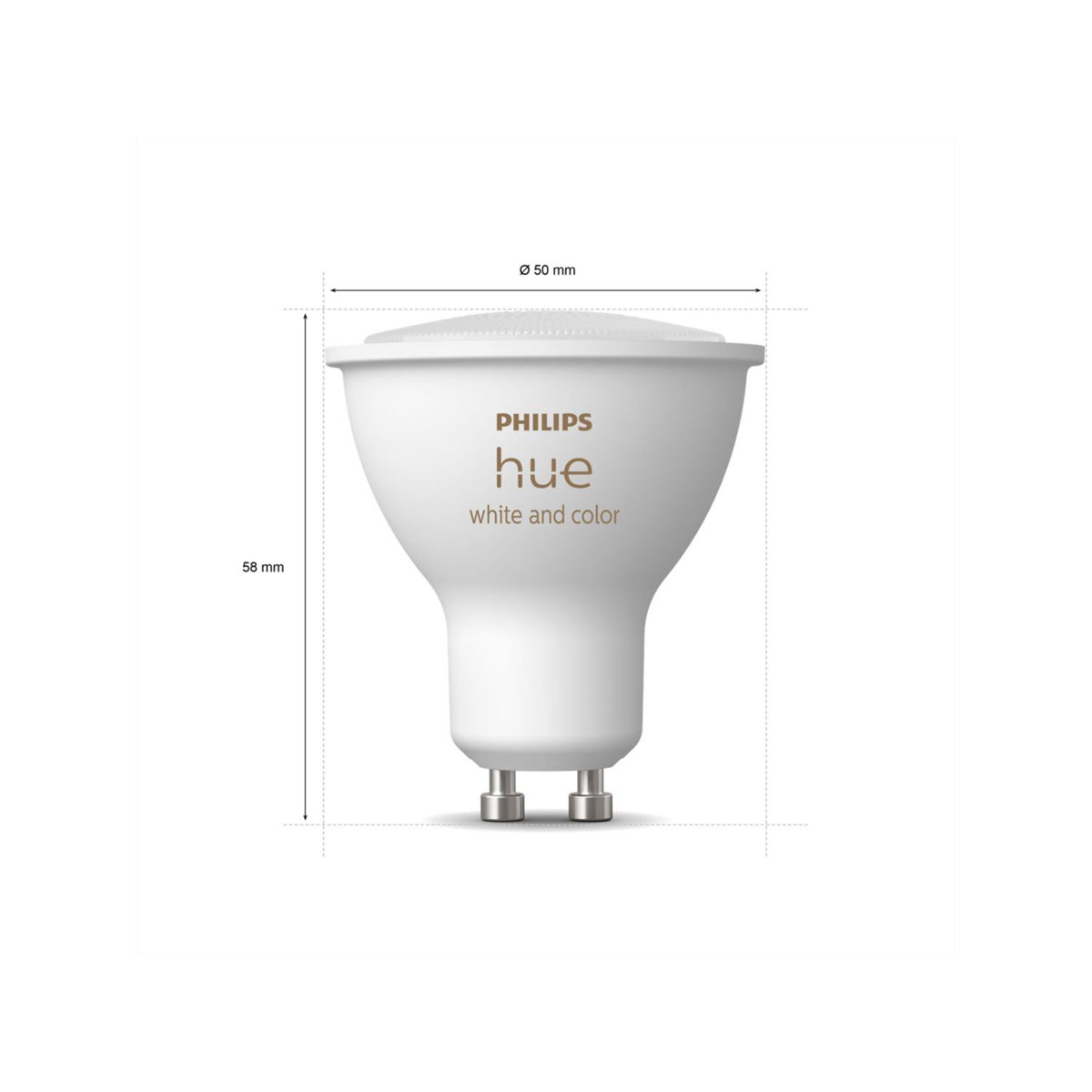 Philips Hue LED-Reflektor White und Color Ambiance GU10 5,7W Bild 3