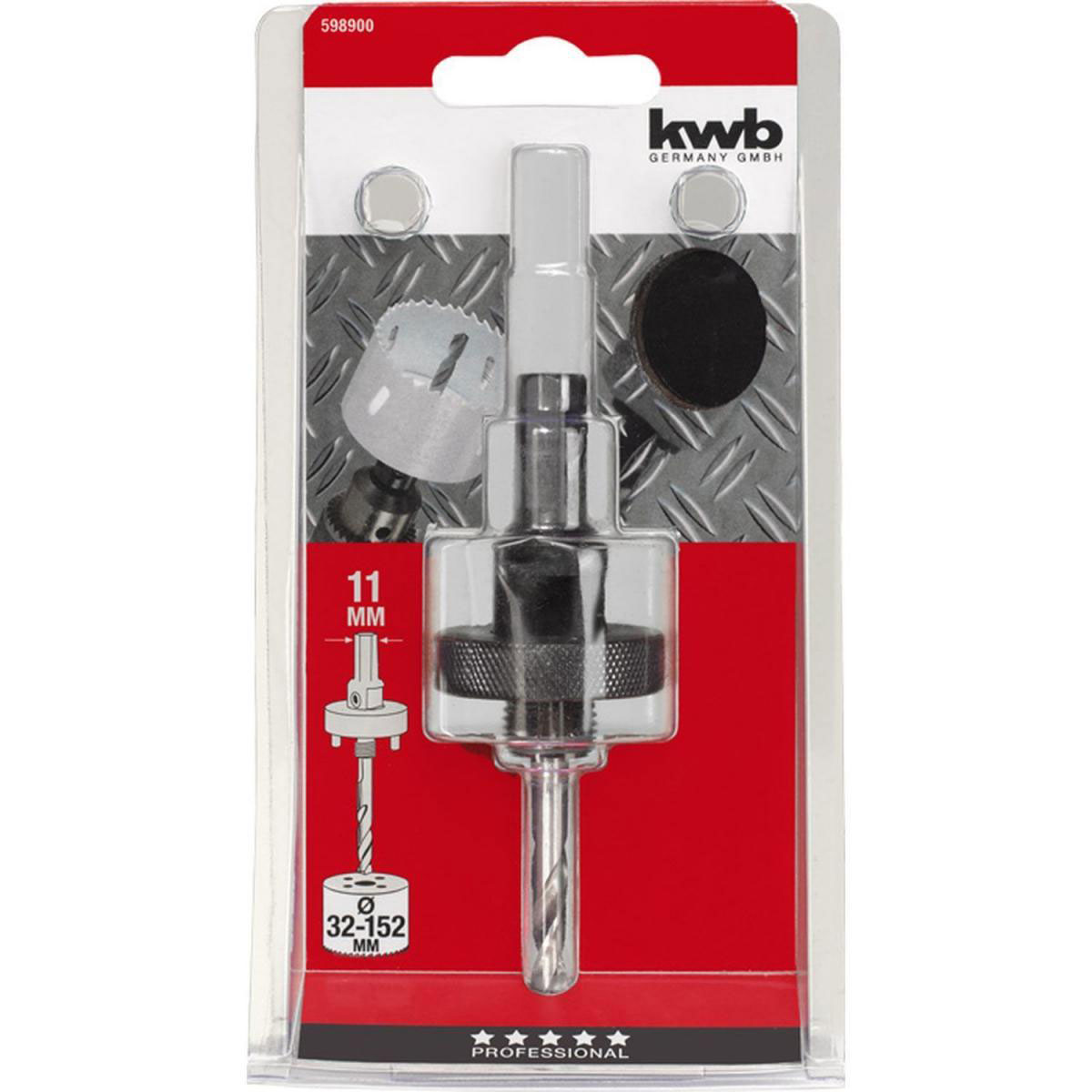 kwb  Aufnahmeschaft für Lochsägen Durchmesser 32-152 mm Bild 2