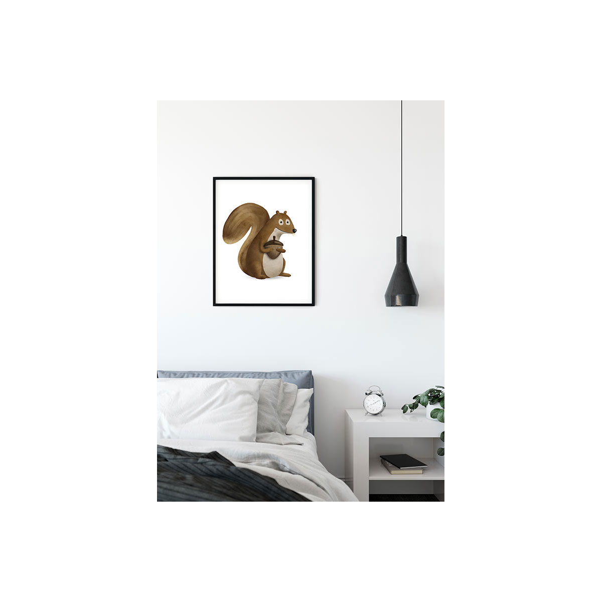 Komar  Wandbild Cute Animal Squirrel 40x50 cm Bild 3