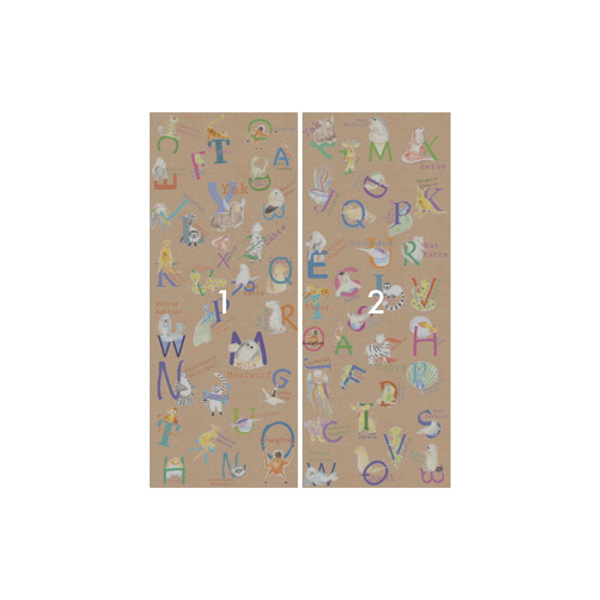 Komar  Vlies Fototapete Animals A-Z 200x250 cm Bild 3