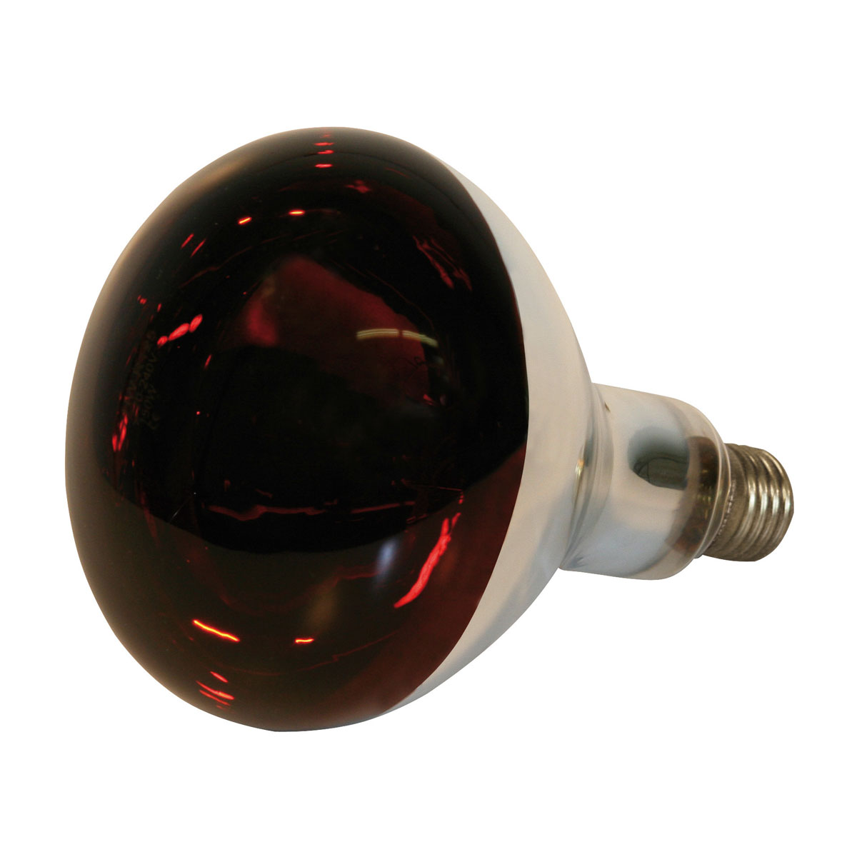 Infrarotlampe 150 Watt Hartglas rot Bild 1