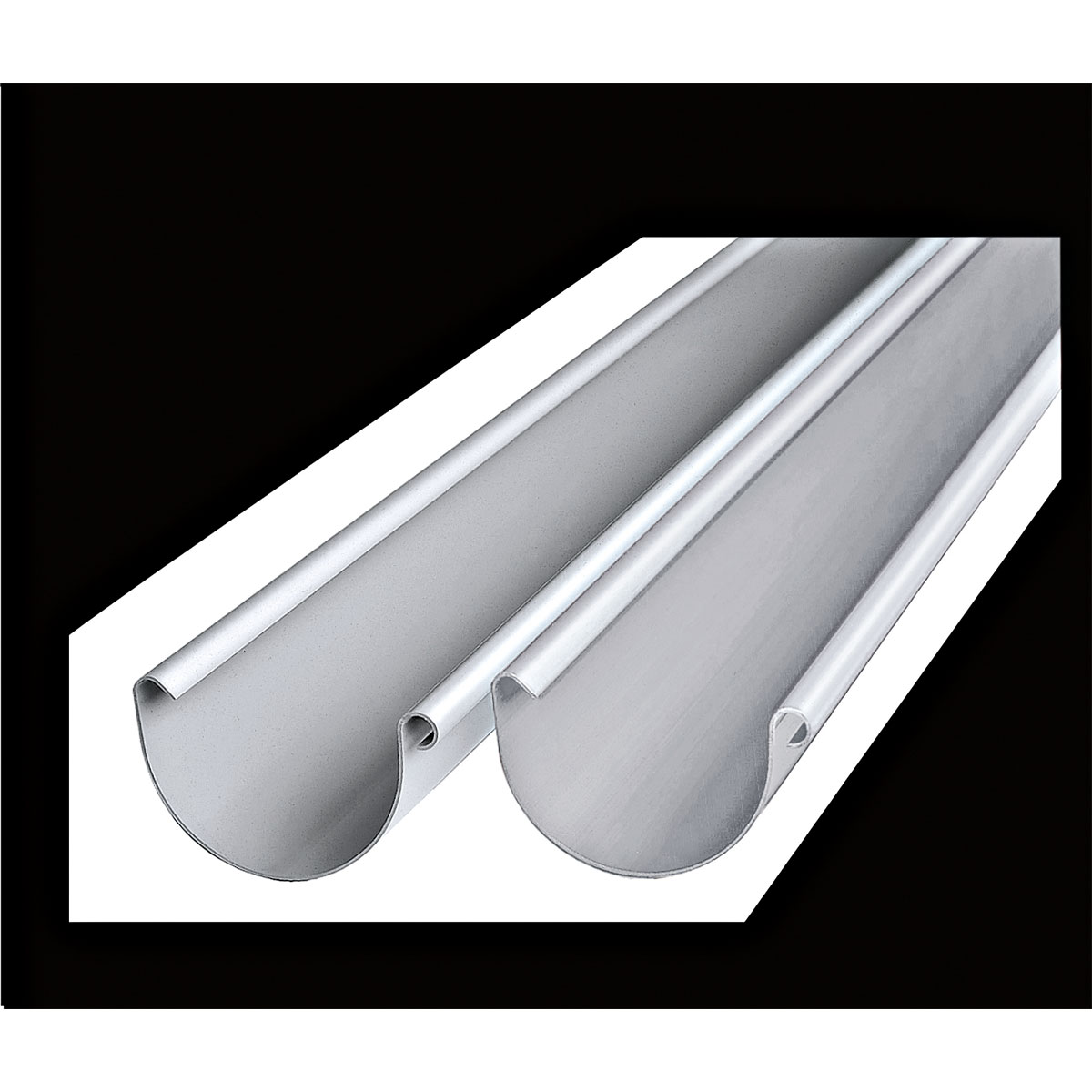 Marley Dachrinne RG 100 Kunststoff halbrund 2m grau