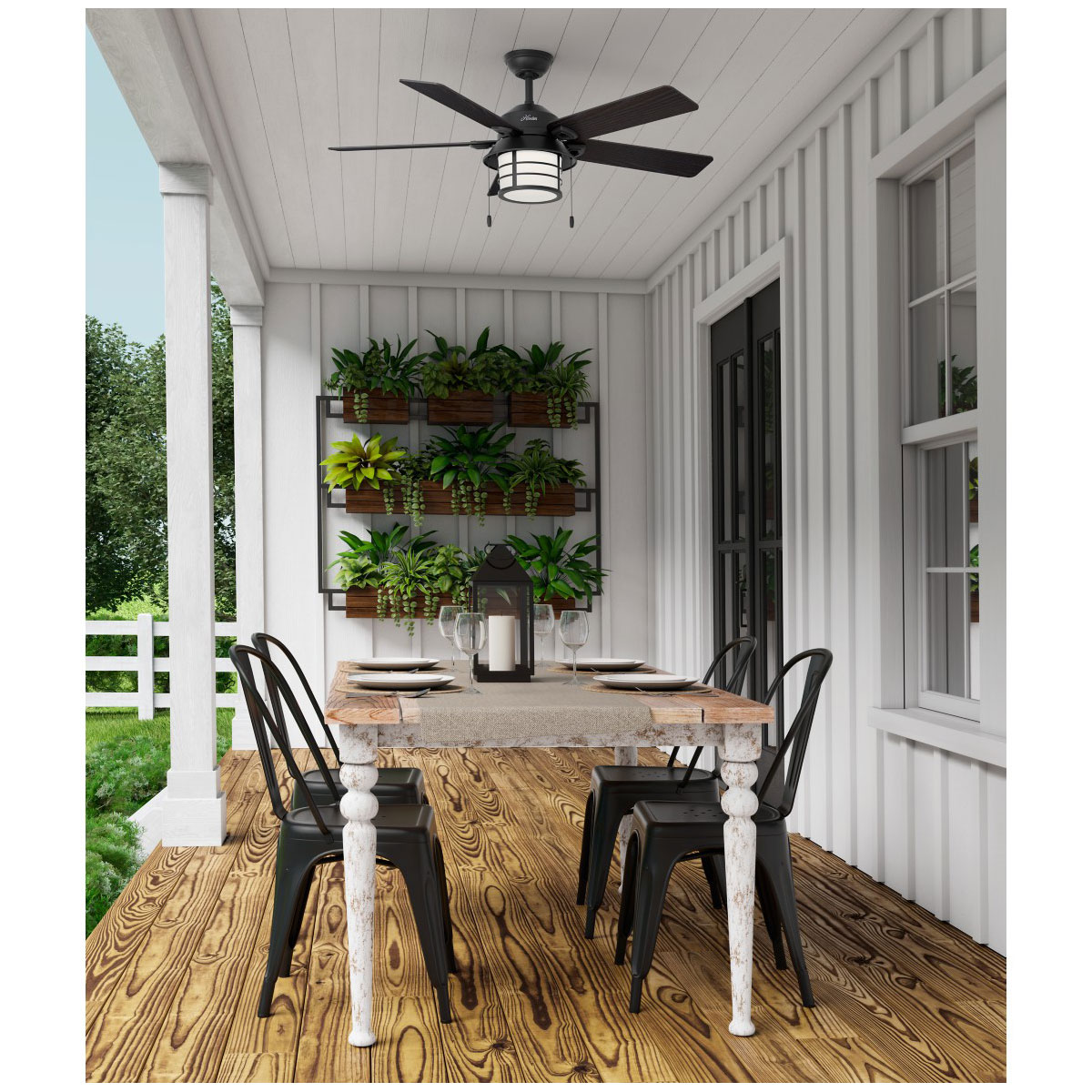 Hunter Fan Hunter Deckenenventilator Santorini 132 cm grau-braun Bild 10