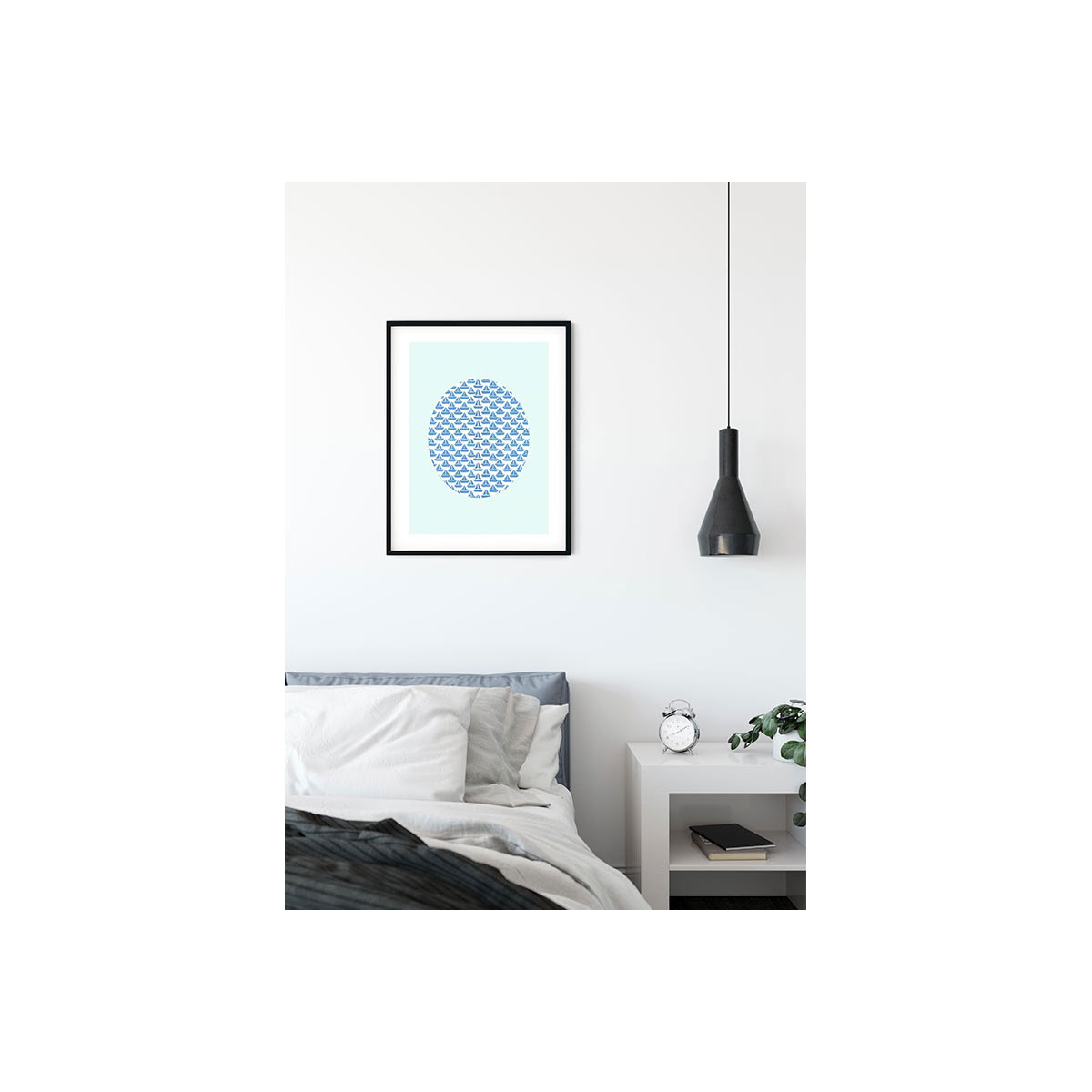 Komar  Wandbild Shelly Patterns Aqua 50x70 cm Bild 4