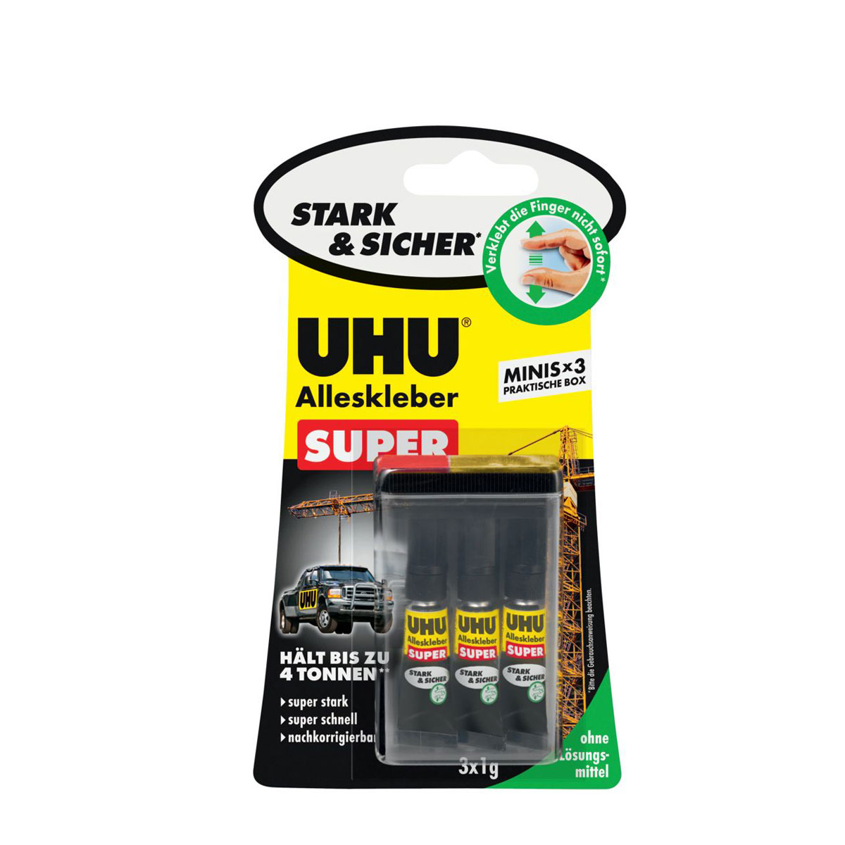 UHU  Alleskleber Super minis 3 x 1 g Bild 2