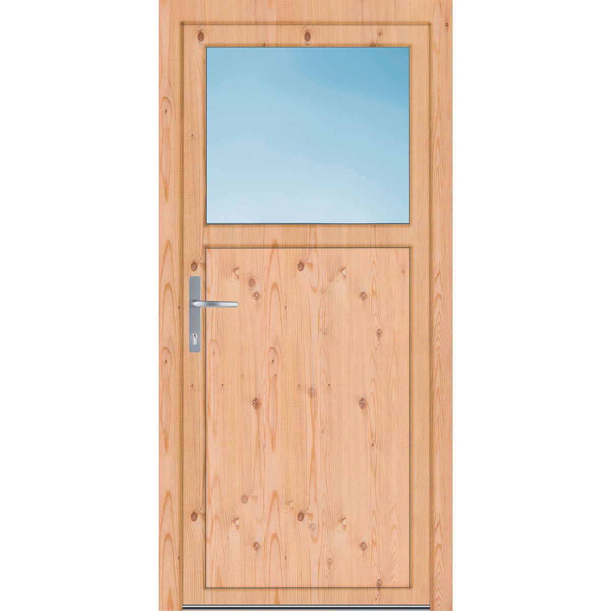 Kunststoff-Nebeneingangsütr 02/F02 Fichte 98 x 200 cm