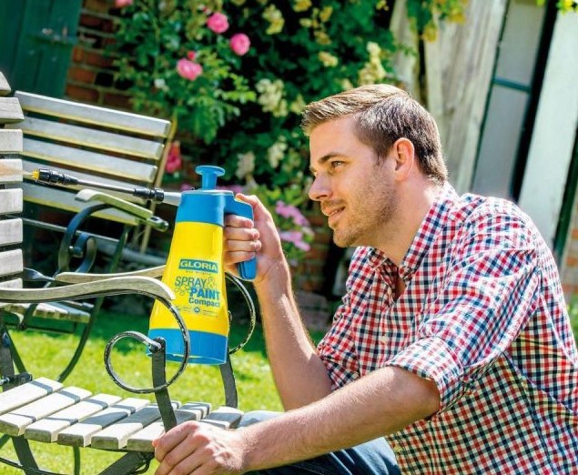 Gloria Drucksprüher mit Gartenstühle