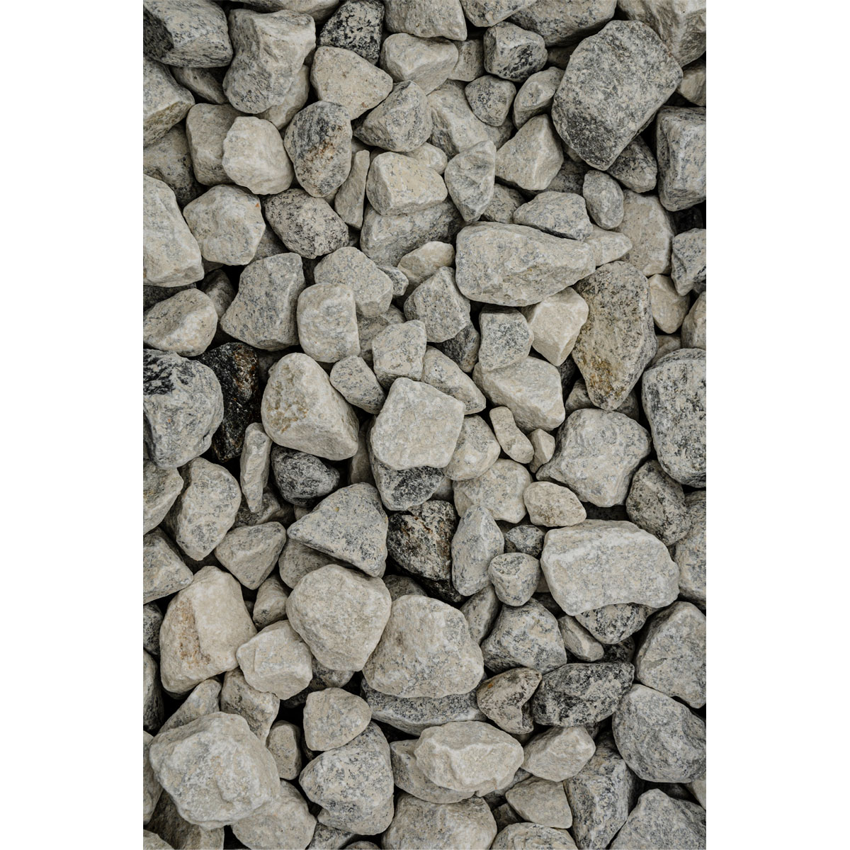Bruchstein 50-100 mm naturweiß 500 kg Bild 2