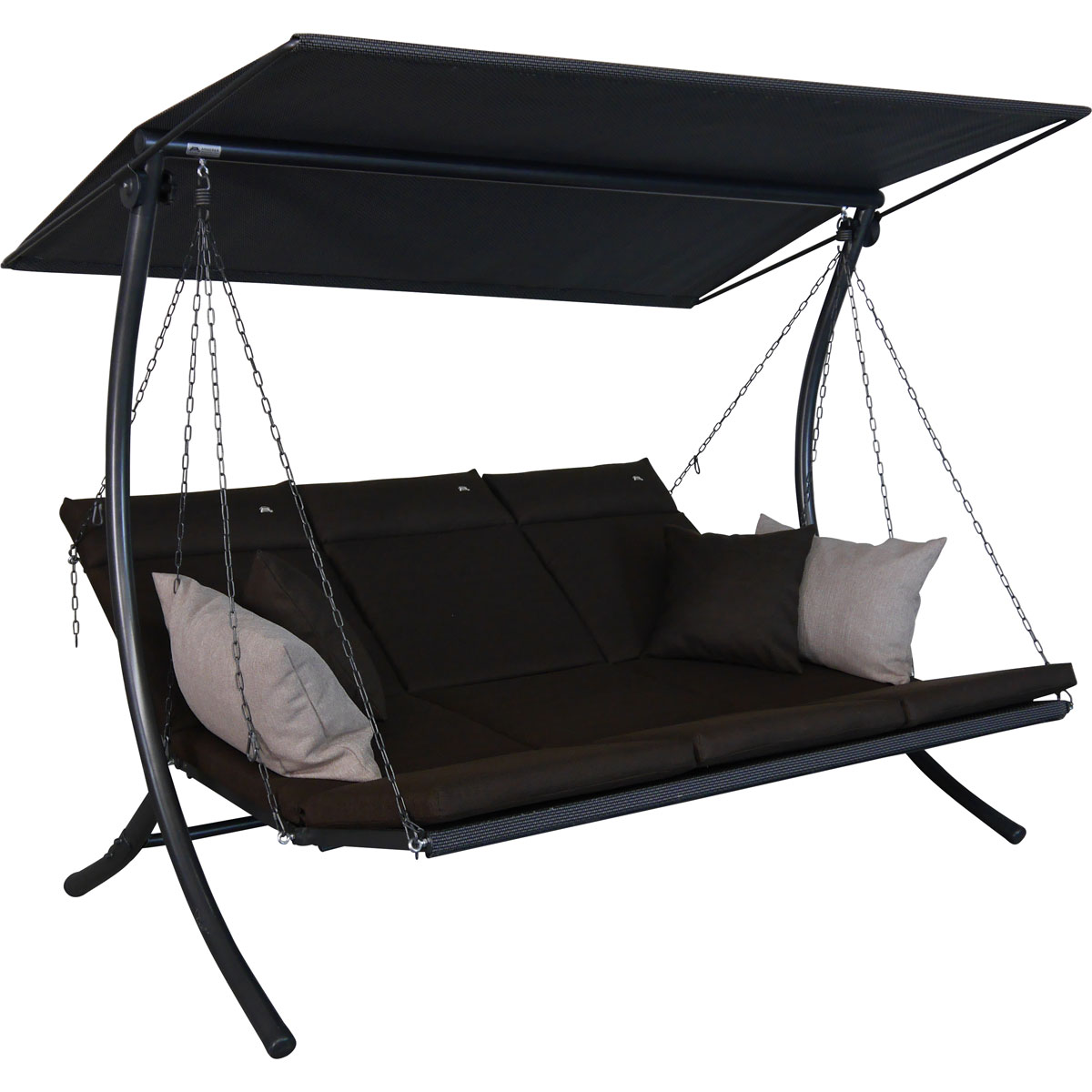 Angerer Freizeitmöbel GmbH Hollywoodschaukel Swing 3-Sitzer Smart coffee Bild 2